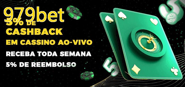 Promoções do cassino ao Vivo 979bet